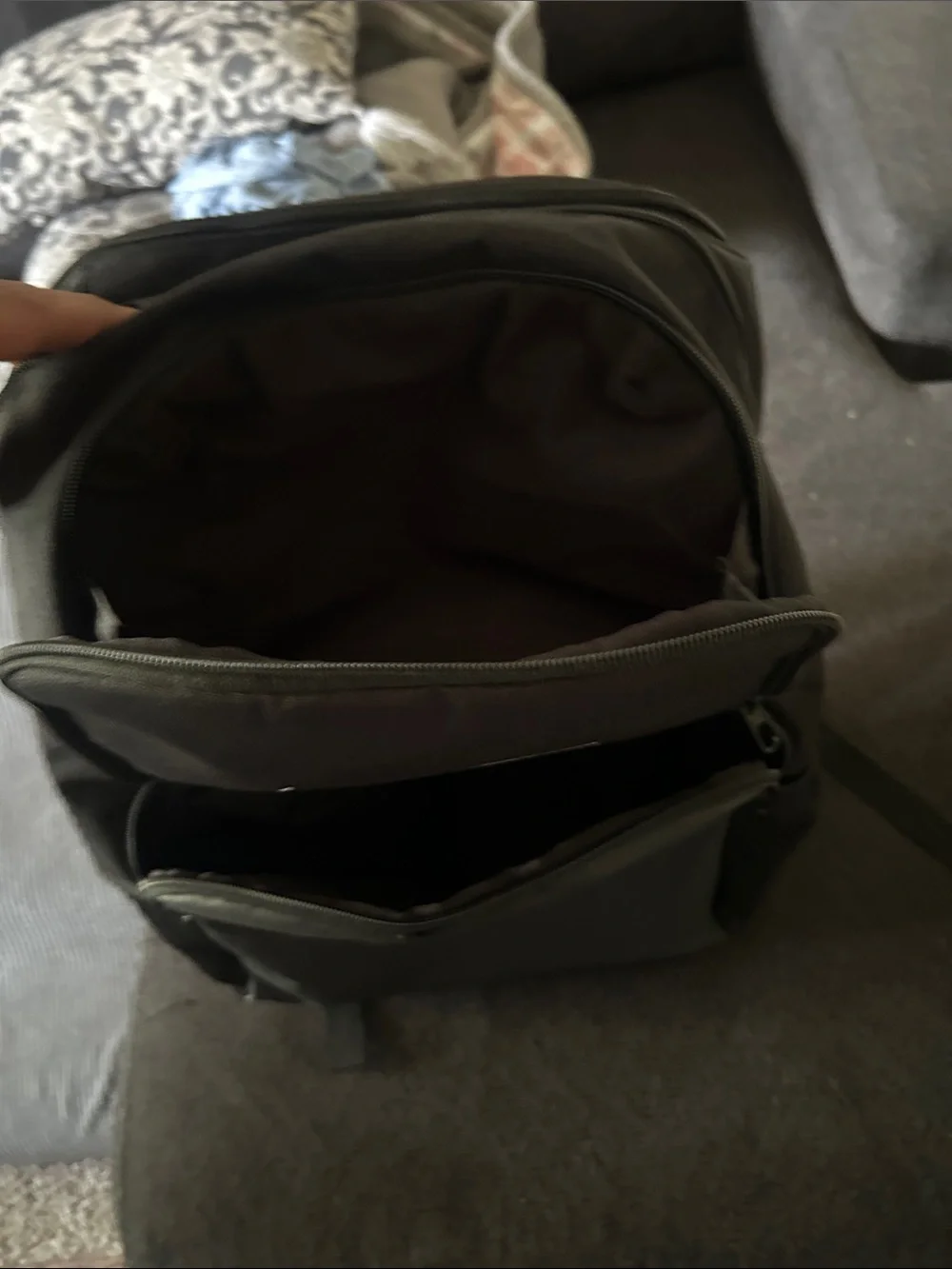 Nike Black Backpack with White Swoosh